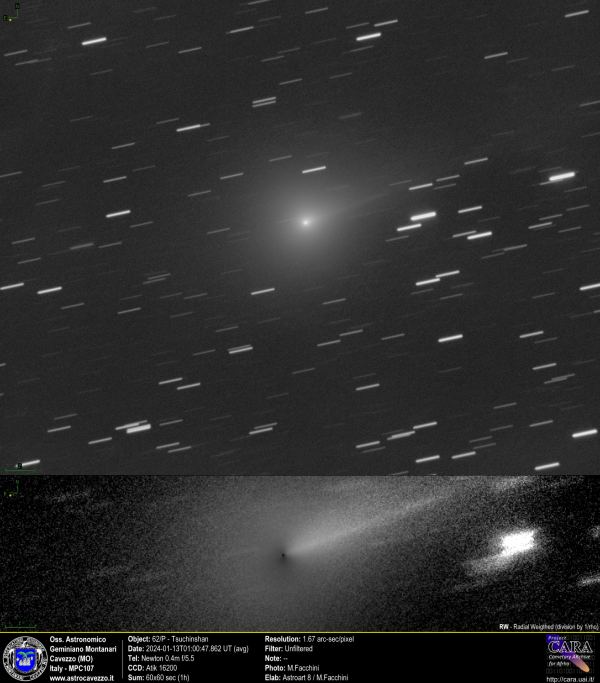 Comet: 62/P-Tsuchinshan