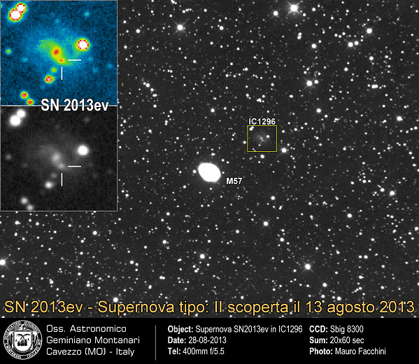 Supernova SN2013ev