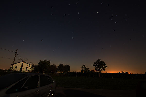 Il cielo dall'osservatorio