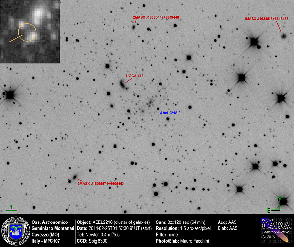 Ammasso di galassie ABEL2218