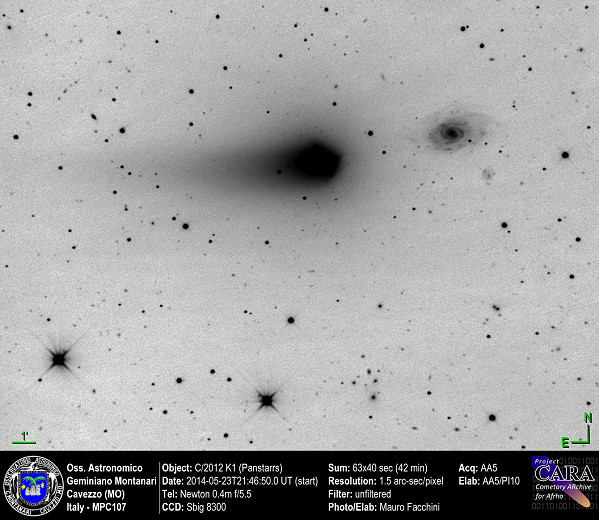 Cometa C/2012 K1 (PANSTARRS)