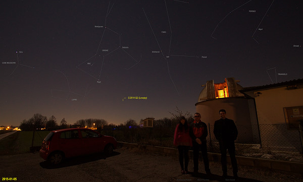 Comet C/2014 Q2 - Lovejoy - osservatori