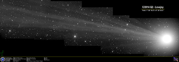 Comets C/2014 Q2 - Lovejoy, mosaic