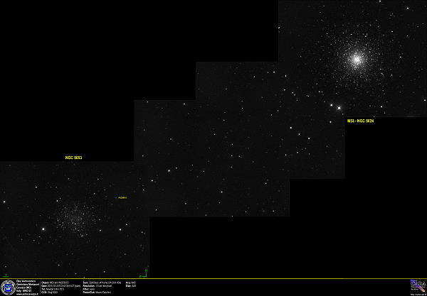Globular cluster M53 and NGC5053