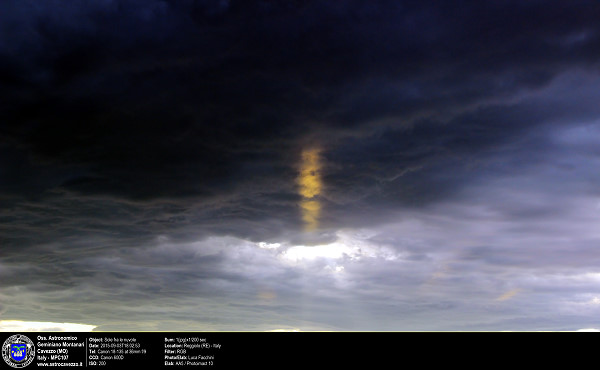 Sole fra le nuvole (Sun in the clouds)