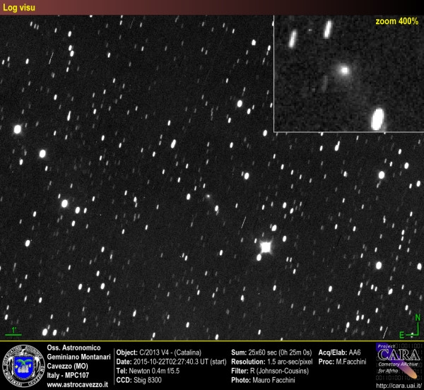 Comets: C/2013 V4 - Catalina.