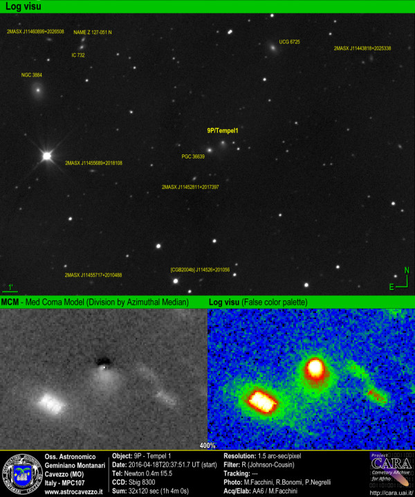 Comets: 9P (Tempel 1)