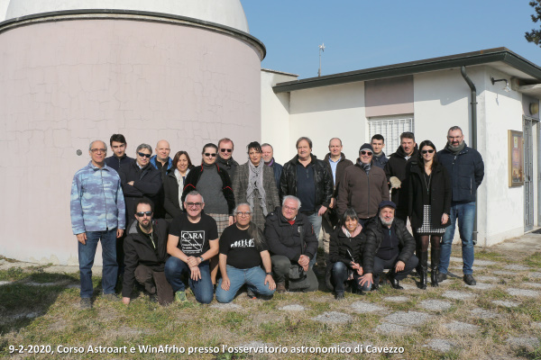 2020-02-09 Corso Astroart e WinAfrho a Cavezzo