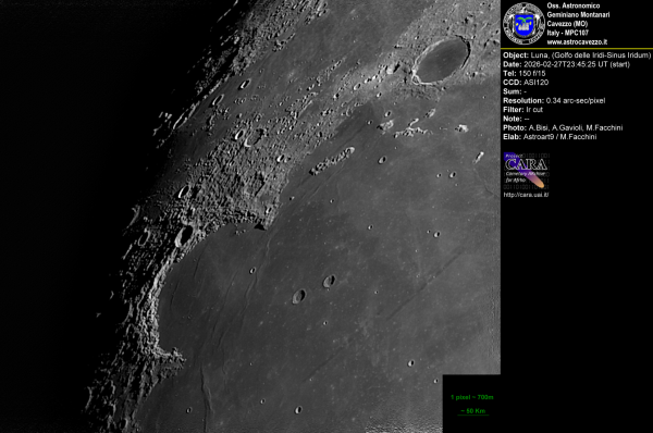 Luna, Golfo delle Iridi - Sinus Iridum
