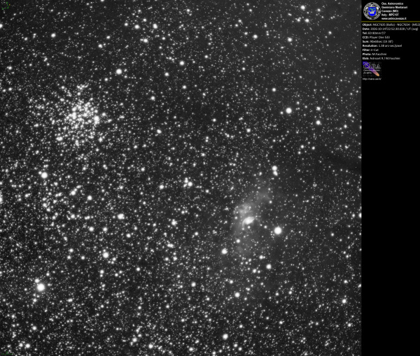 NGC7635 (Bolla), NGC7654 (M52)