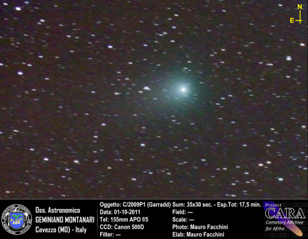 Cometa C/2009P1 (Garradd)